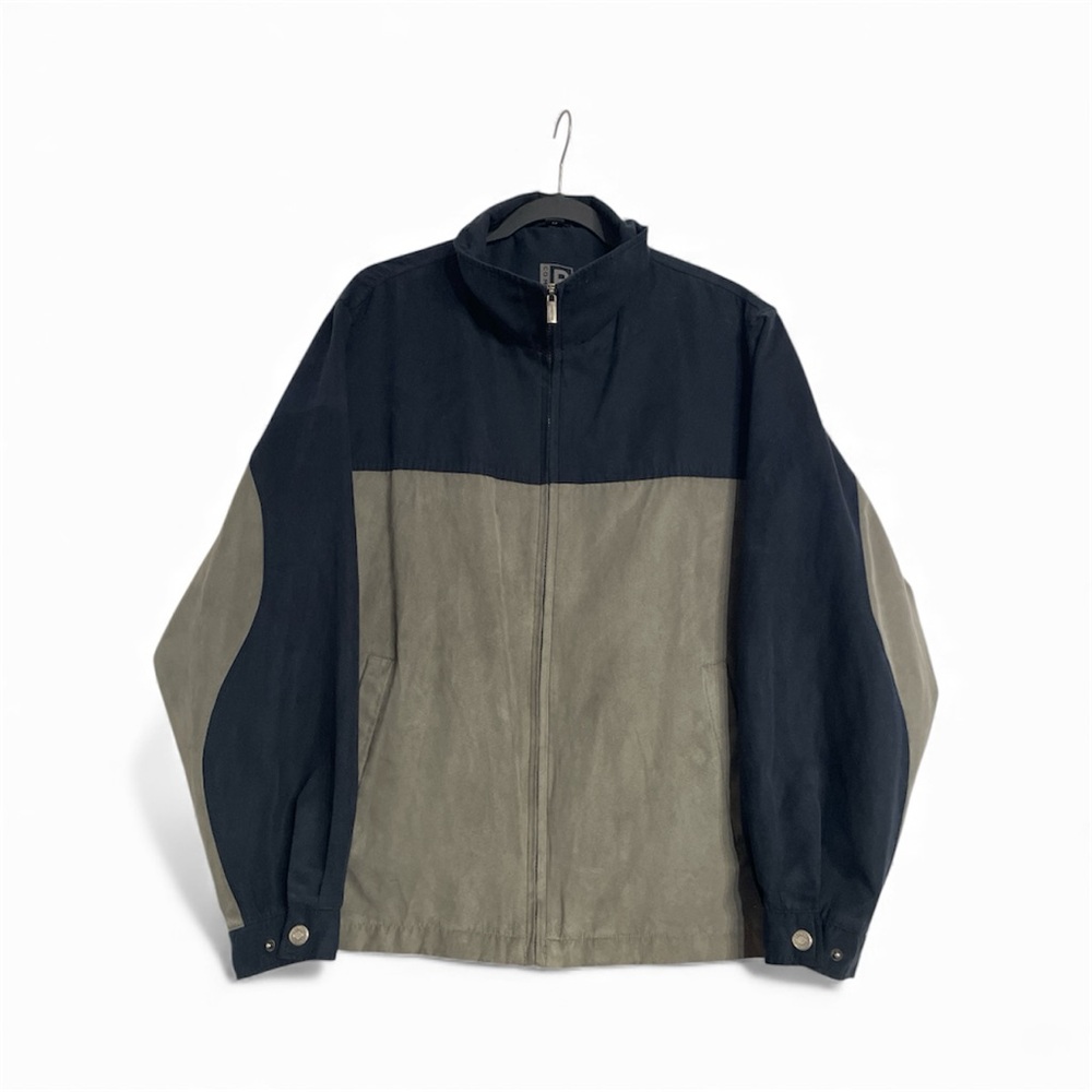 Men's Black and Tan Military Field Jacket